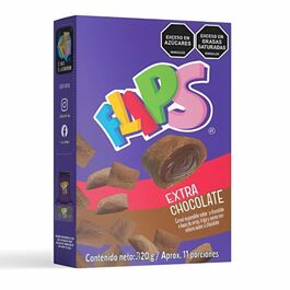 Flips Chocolate - Cereal Relleno Importado (220g)