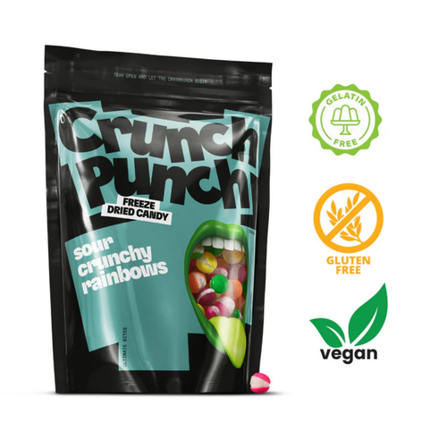 Crunch Punch Sour Crunchy Rainbows 100g (Liofilizadas)