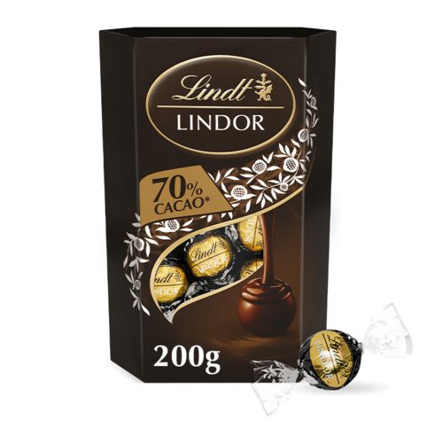 Lindt Lindor Cornet 70% Cacao 137g