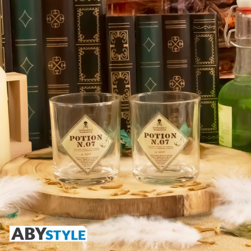 Set Botella y Vasos Poción Multijugos Harry Potter