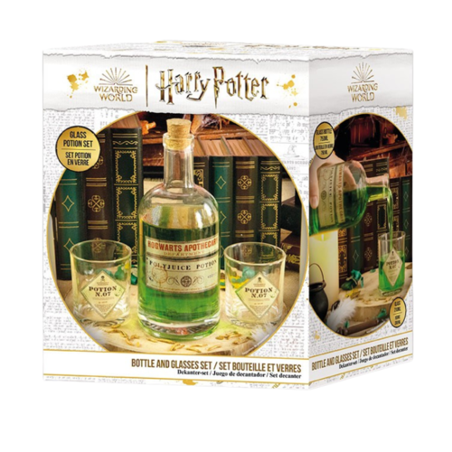 Set Botella y Vasos Poción Multijugos Harry Potter