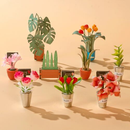 Kit Rincón Separador de Libros 3D Florar Corner
