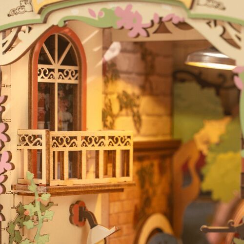 Kit Rincón Separador de Libros 3D Florar Corner
