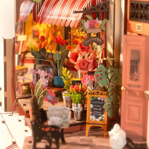 Kit Rincón Separador de Libros 3D Florar Corner