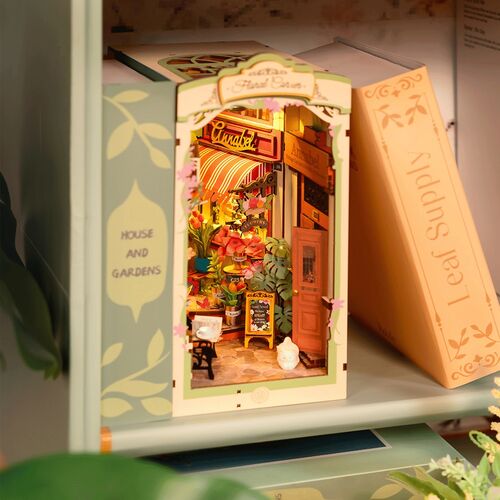 Kit Rincón Separador de Libros 3D Florar Corner