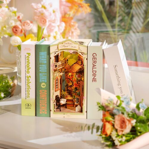 Kit Rincón Separador de Libros 3D Florar Corner