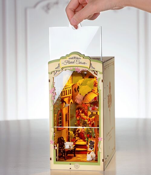 Kit Rincón Separador de Libros 3D Florar Corner