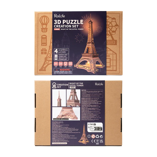 Rolife Puzzle 3D Torre Eiffel 152pz