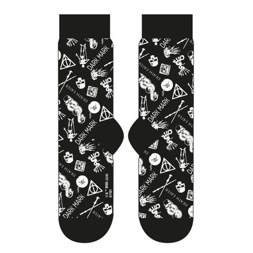 Set Regalo Taza y Calcetines Arte Oscuras Harry Potter T36/41