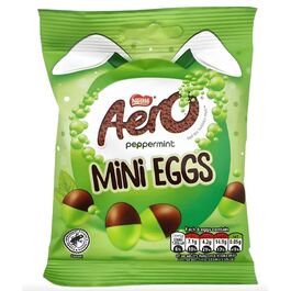Aero Peppermint Mini Eggs (Huevitos de Menta) - Edición UK 70g