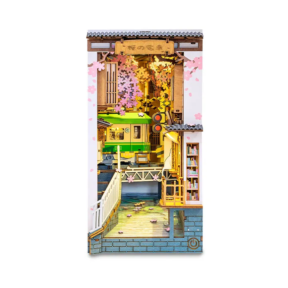 Rolife Book Nook 3D Sakura Densya 340pzs
