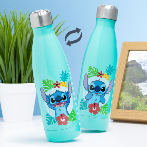 Botella Metálica Disney Lilo & Stitch Hawaiano