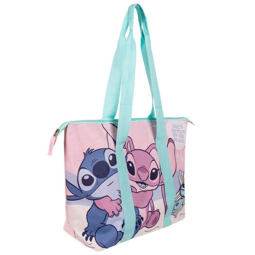 Bolsa Playa Stitch y Ángel
