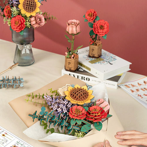Rowood Puzzle 3D Bouquet 581Pz
