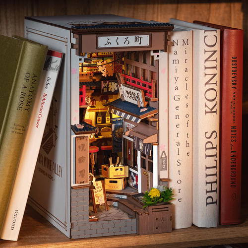 Book Nook "Sakura Wine Alley" con Luz - Rolife