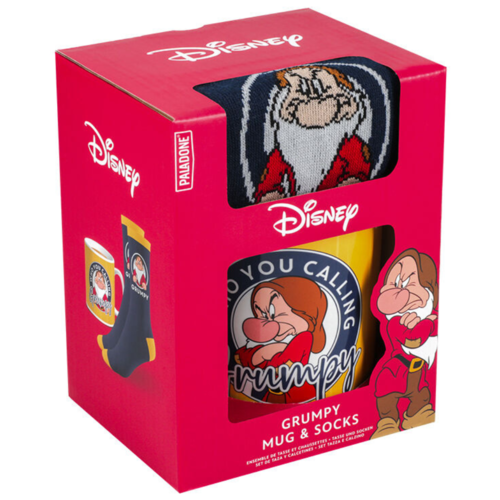Taza y Calcetines Enanito Gruñón Blancanieves Disney