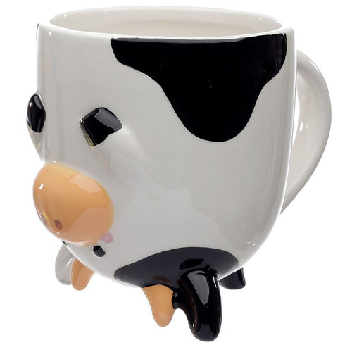 Taza 3D Upside Down Vaca 500ml