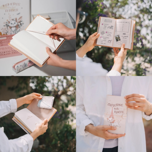 Cuaderno de Viaje Bon Jour Marie Aristogatos