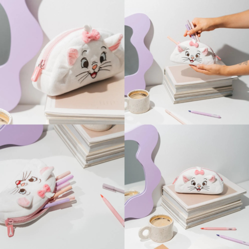 Estuche de Felpa Bon Jour Marie Aristogatos