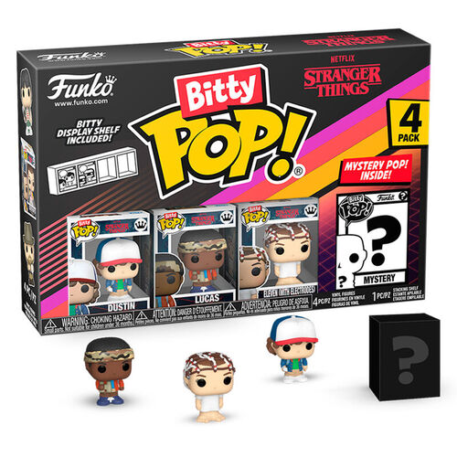 Bitty POP Stranger Things Dustin Pack4