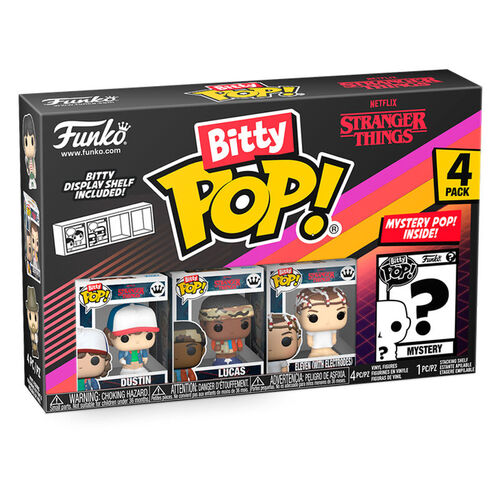 Bitty POP Stranger Things Dustin Pack4