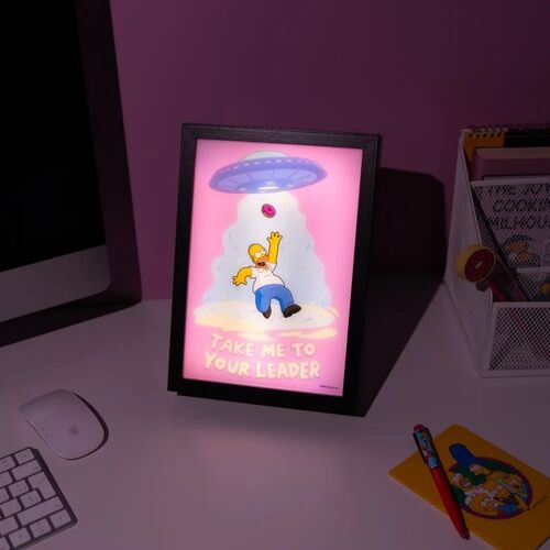 Lámina LED con Marco Los Simpsons