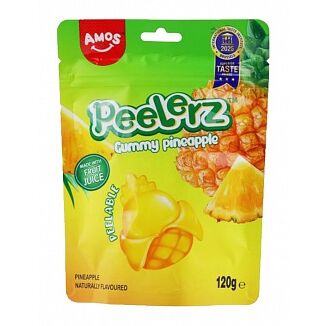 Amos Peelerz Gummy Pineapple (Piñas Pelables) - Edición China 120g